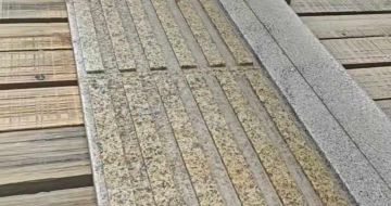 邵阳黄金麻盲道石 盲条