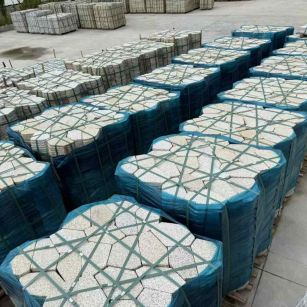 邵阳黄金麻冰裂纹 碎拼