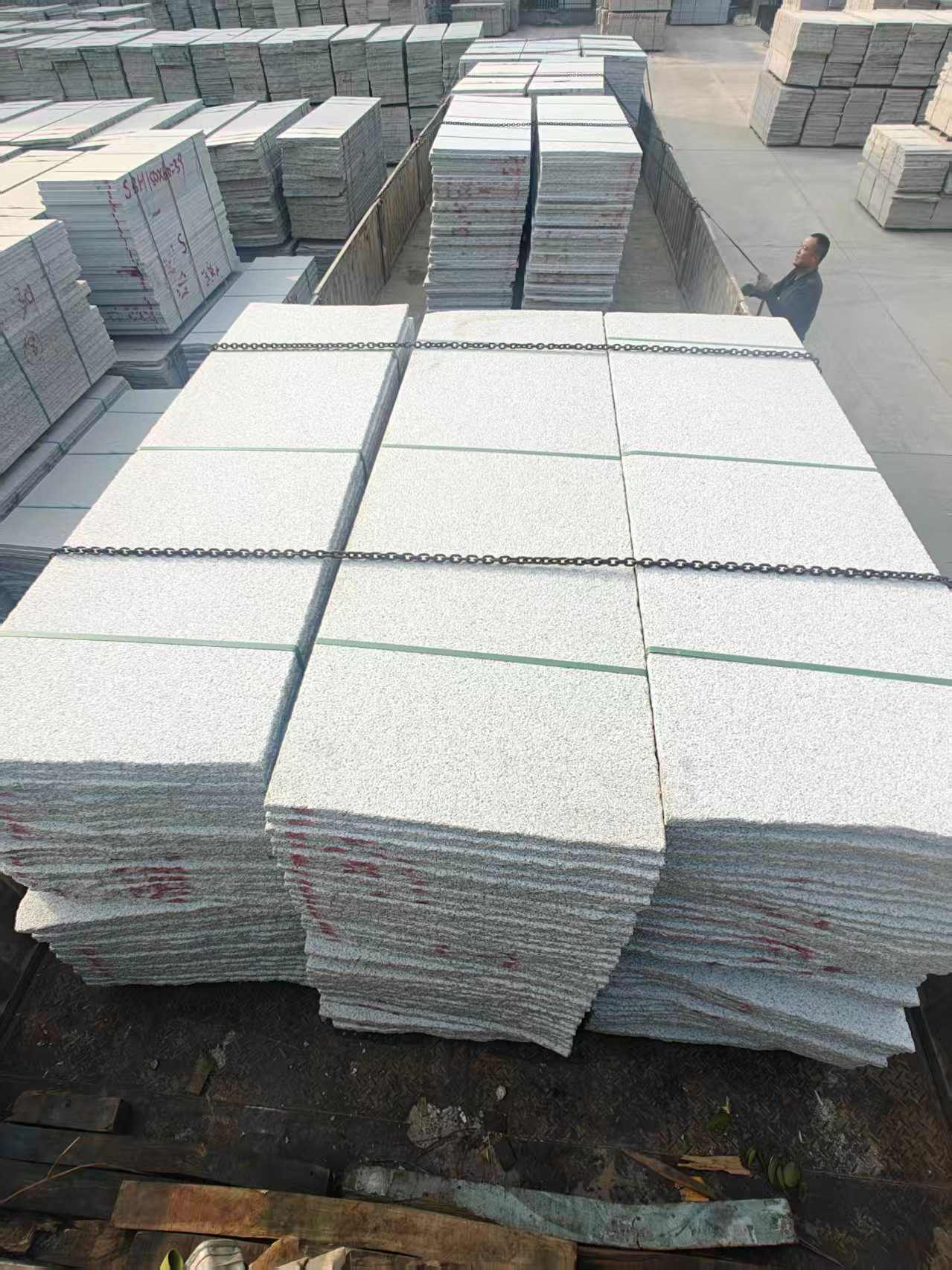 邵阳芝麻白毛板，石材毛板