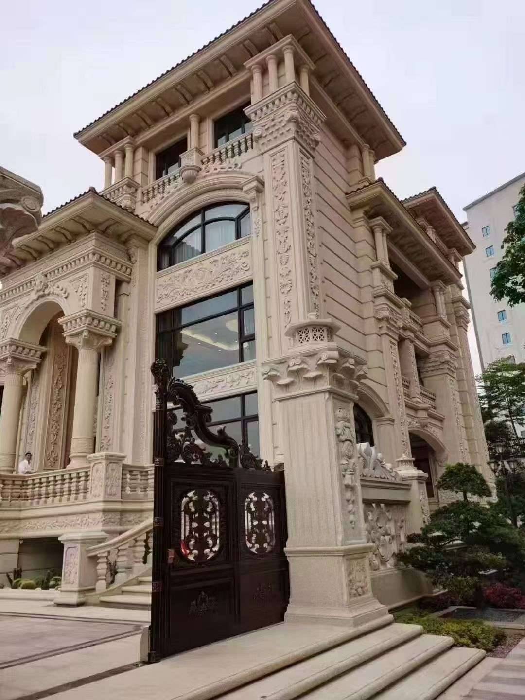 邵阳黄金麻别墅外墙异形定制