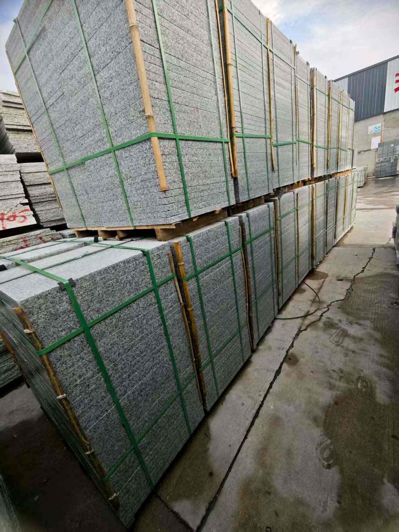 邵阳芝麻白地铺版 石材地铺石