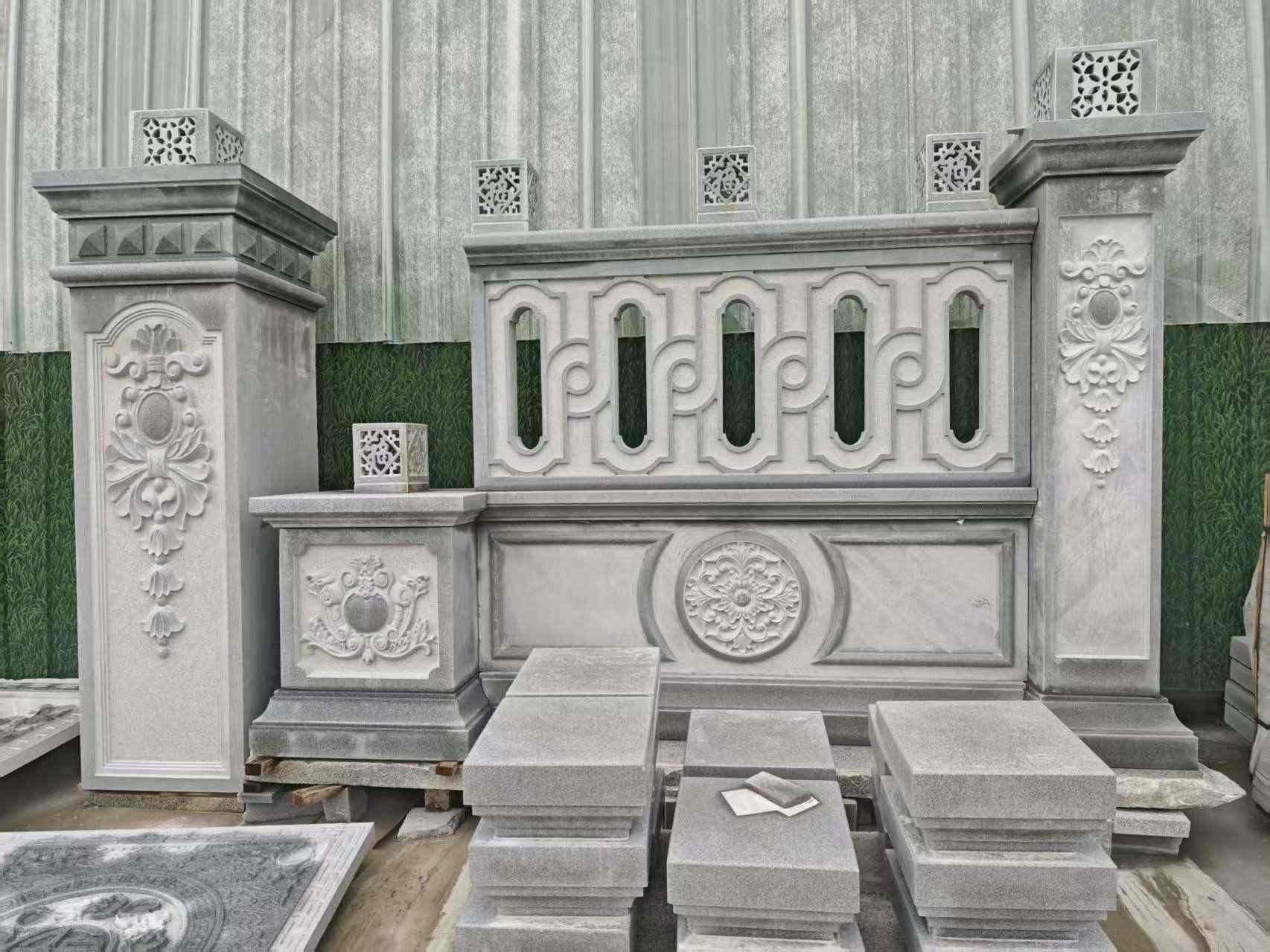 邵阳芝麻灰异形别墅门头